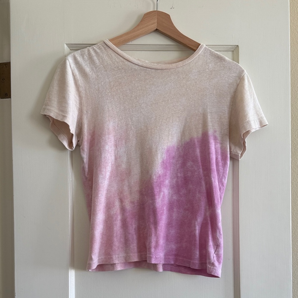 RE/DONE pink tee